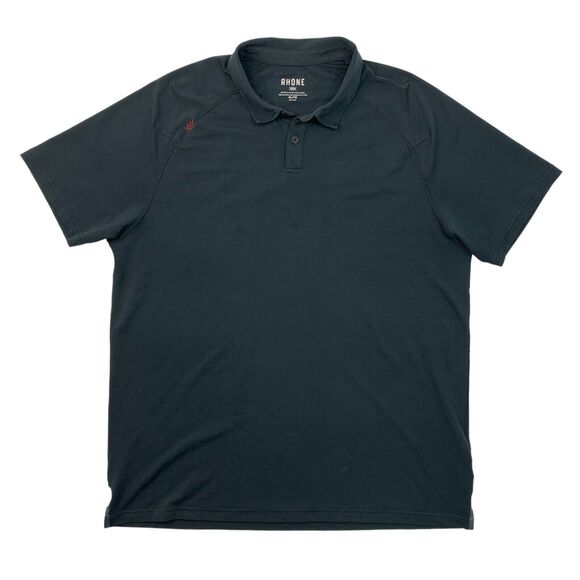 Rhone Polo Shirt Mens Extra Large Delta Pique Short Sleeve Stretch Lyocell Blend - Picture 1 of 14
